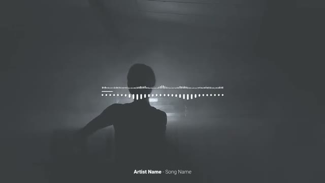 Audio wave example frame